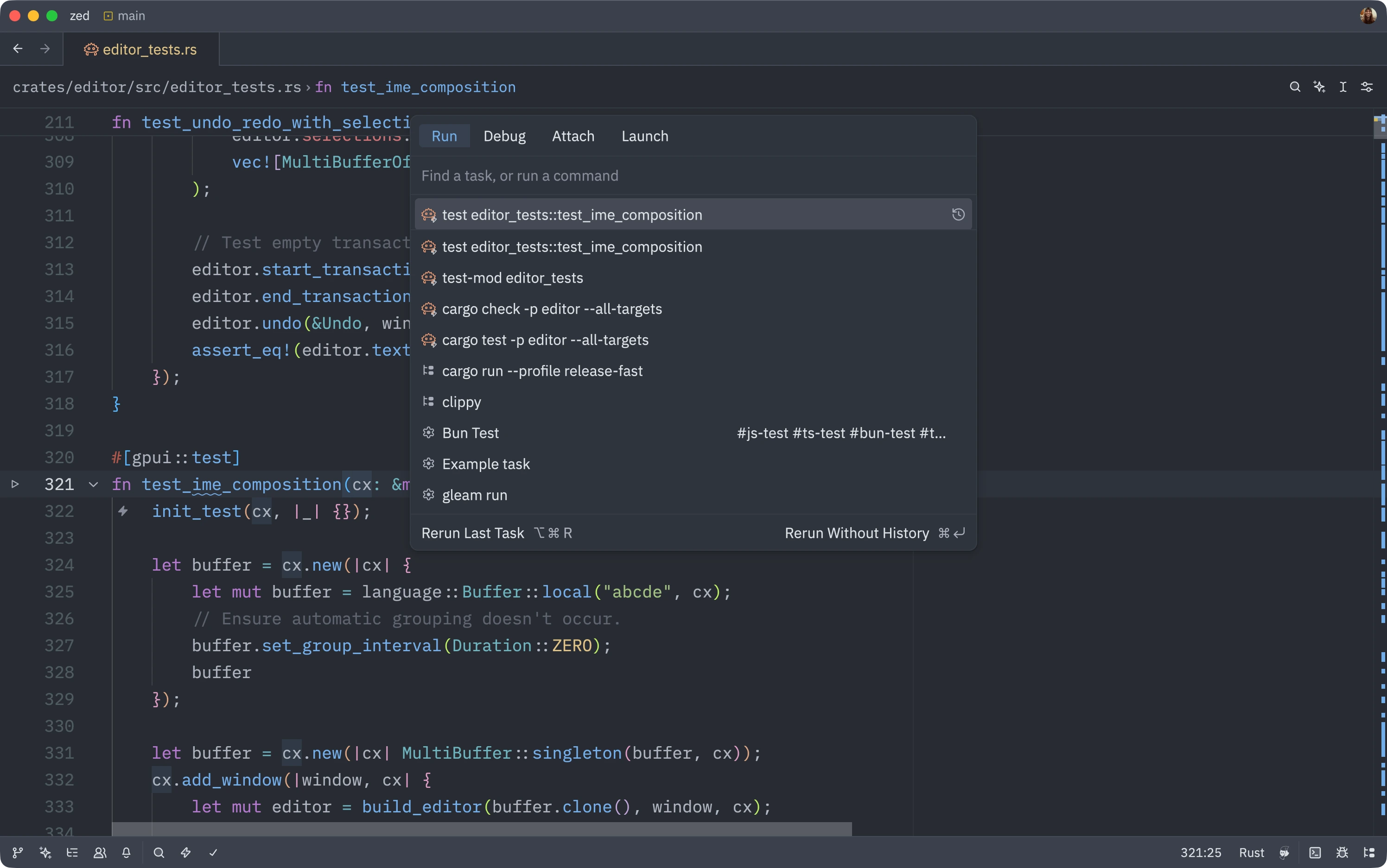 Adjust Task Commands on the Fly