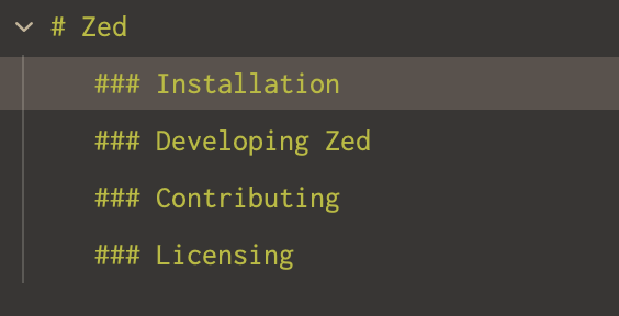 Navigate Markdown with Structured Outlines
